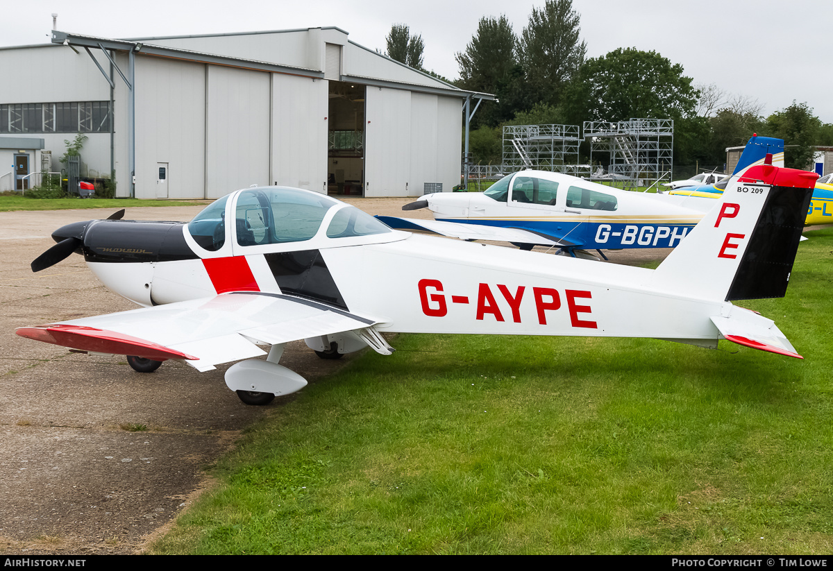 Aircraft Photo of G-AYPE | Bolkow BO-209 Monsun | AirHistory.net #518187