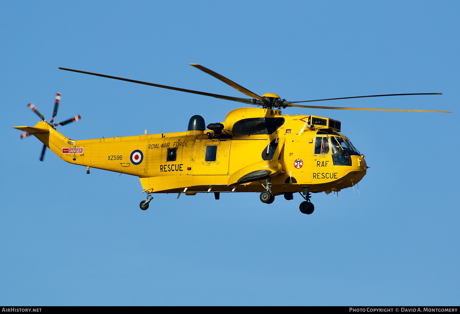 Aircraft Photo of XZ596 | Westland WS-61 Sea King HAR3 | UK - Air Force | AirHistory.net #518189