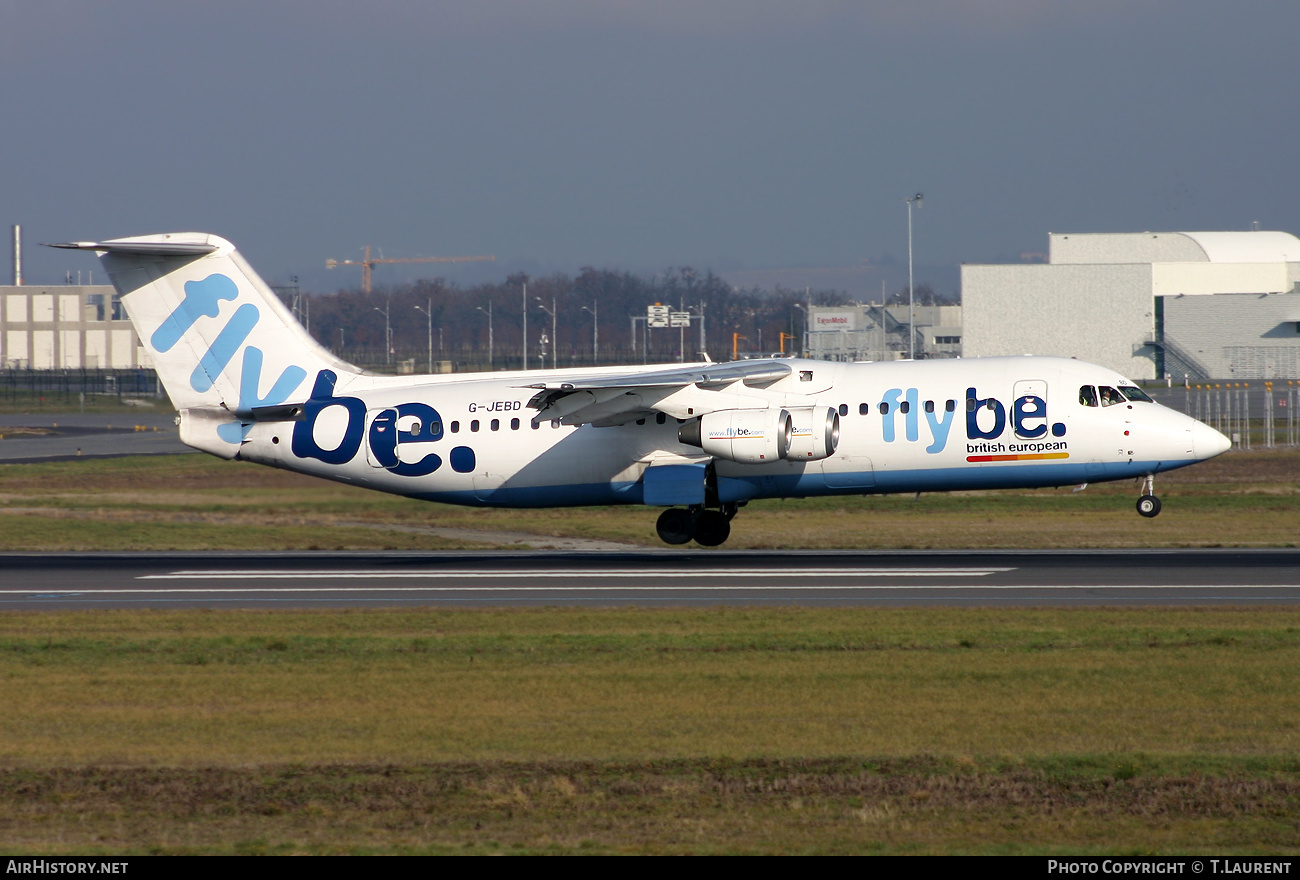 Aircraft Photo of G-JEBD | British Aerospace BAe-146-300 | Flybe - British European | AirHistory.net #518197