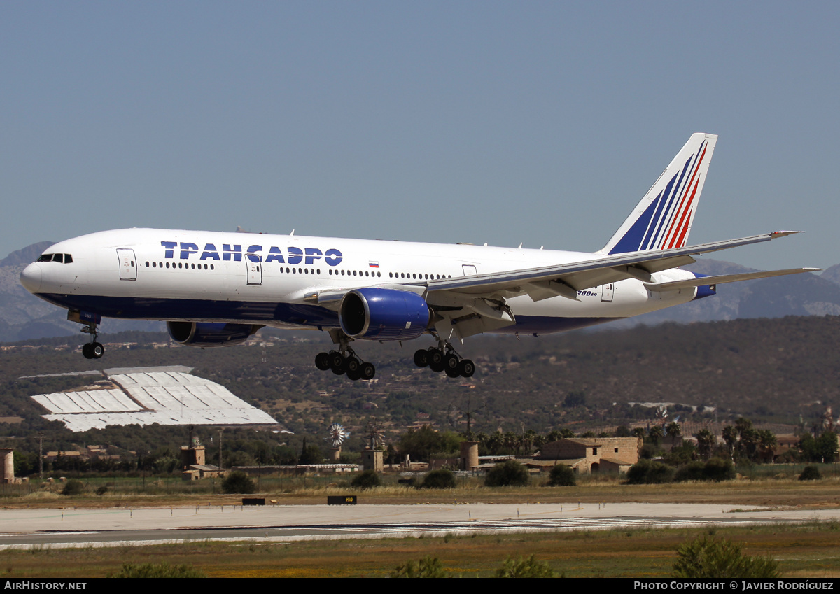 Aircraft Photo of EI-UNS | Boeing 777-212/ER | Transaero Airlines | AirHistory.net #518198