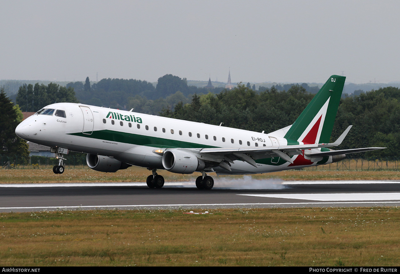 Aircraft Photo of EI-RDJ | Embraer 175STD (ERJ-170-200STD) | Alitalia CityLiner | AirHistory.net #518200