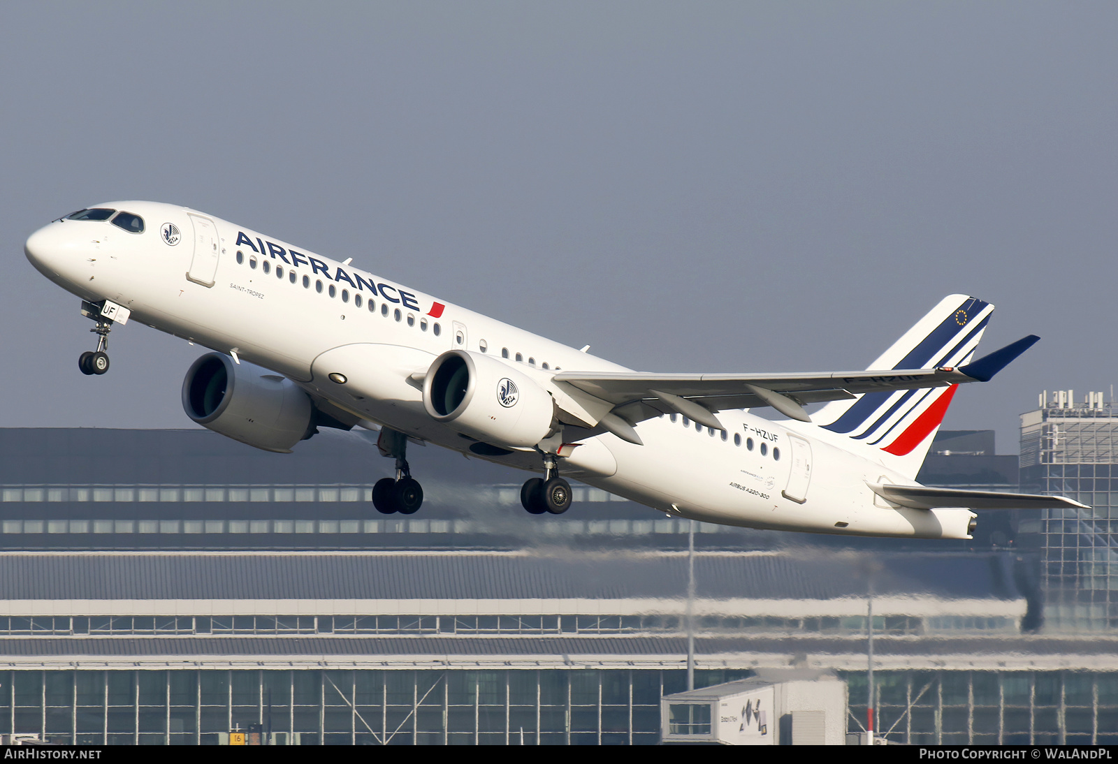 Aircraft Photo of F-HZUF | Airbus A220-371 (BD-500-1A11) | Air France | AirHistory.net #518208