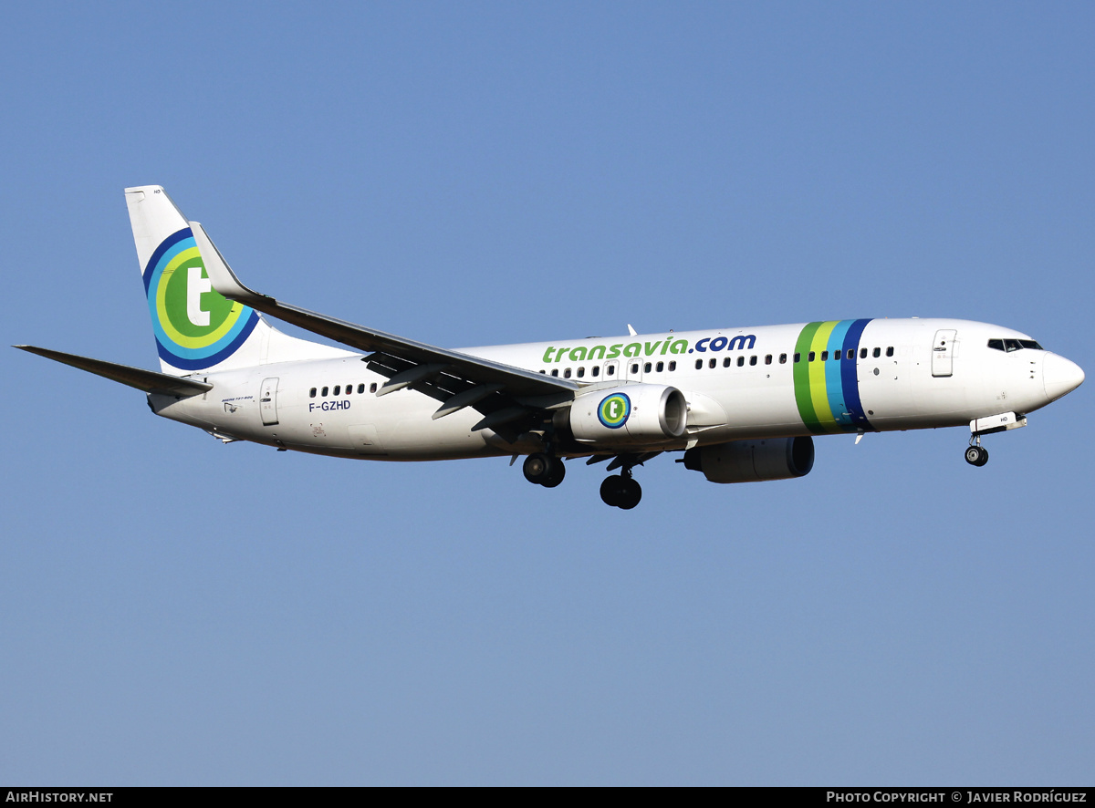 Aircraft Photo of F-GZHD | Boeing 737-8K2 | Transavia | AirHistory.net #518213