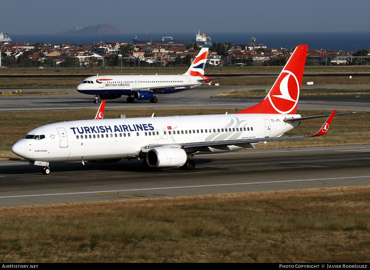 Aircraft Photo of TC-JFL | Boeing 737-8F2 | Turkish Airlines | AirHistory.net #518231