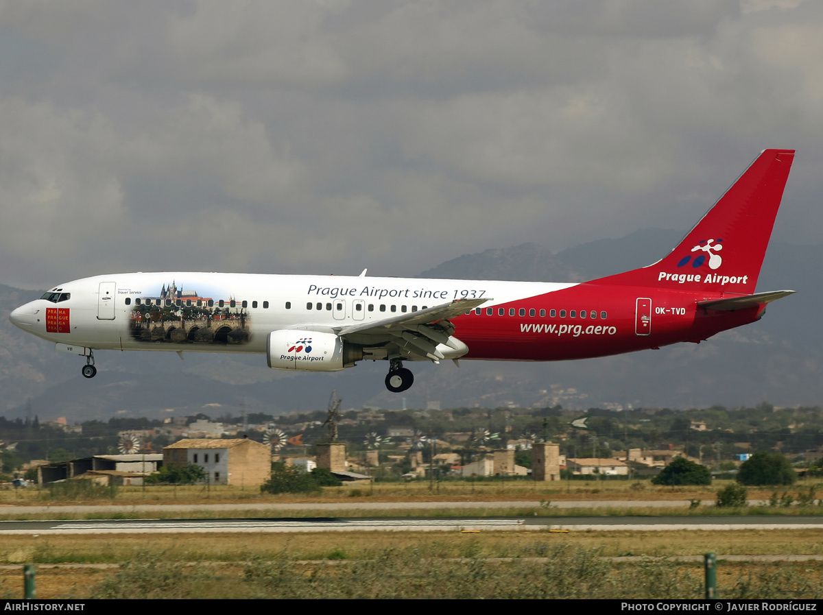 Aircraft Photo of OK-TVD | Boeing 737-86N | Travel Service | AirHistory.net #518263