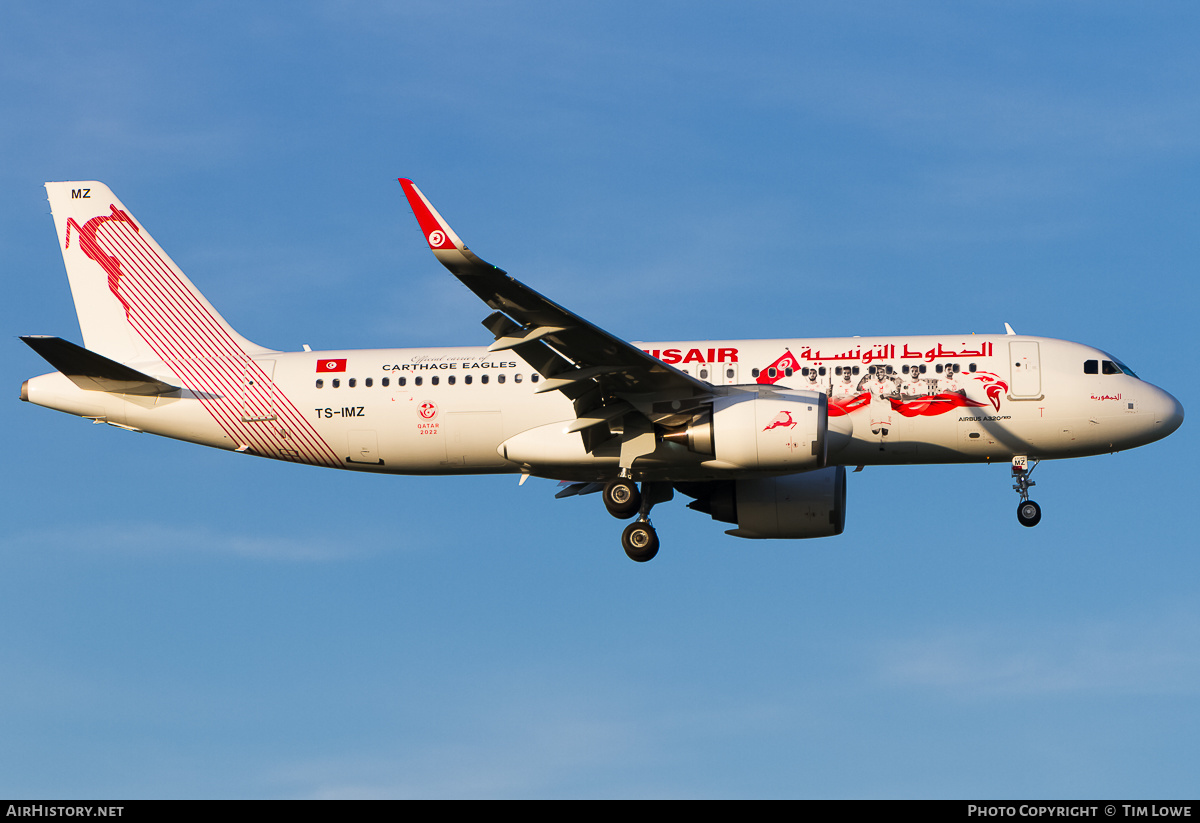 Aircraft Photo of TS-IMZ | Airbus A320-251N | Tunisair | AirHistory.net #518269