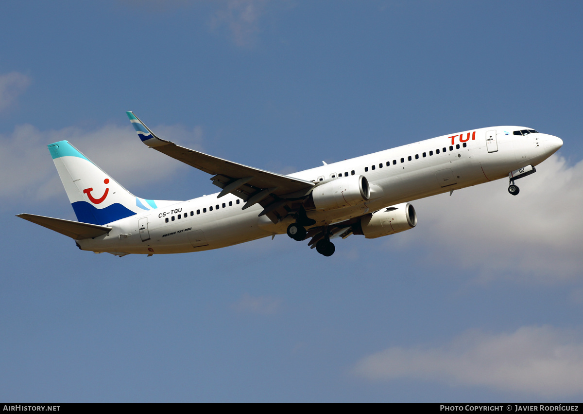 Aircraft Photo of CS-TQU | Boeing 737-8K2 | TUI | AirHistory.net #518271