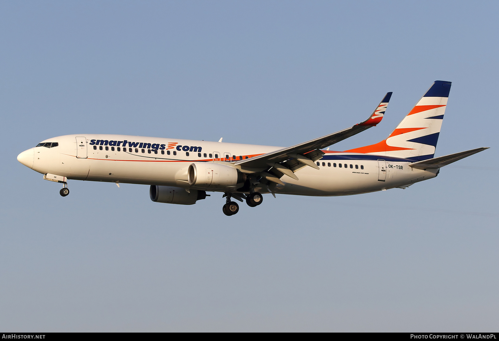 Aircraft Photo of OK-TSR | Boeing 737-82R | Smartwings | AirHistory.net #518284