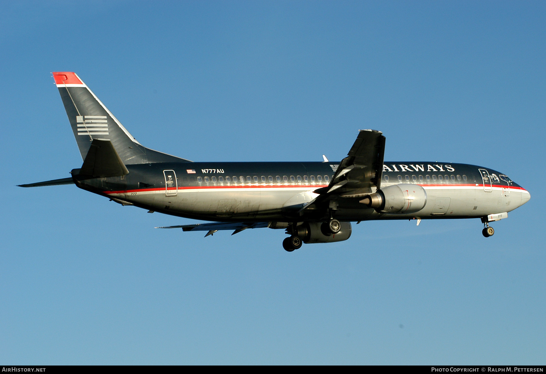 Aircraft Photo of N777AU | Boeing 737-4B7 | US Airways | AirHistory.net #518306