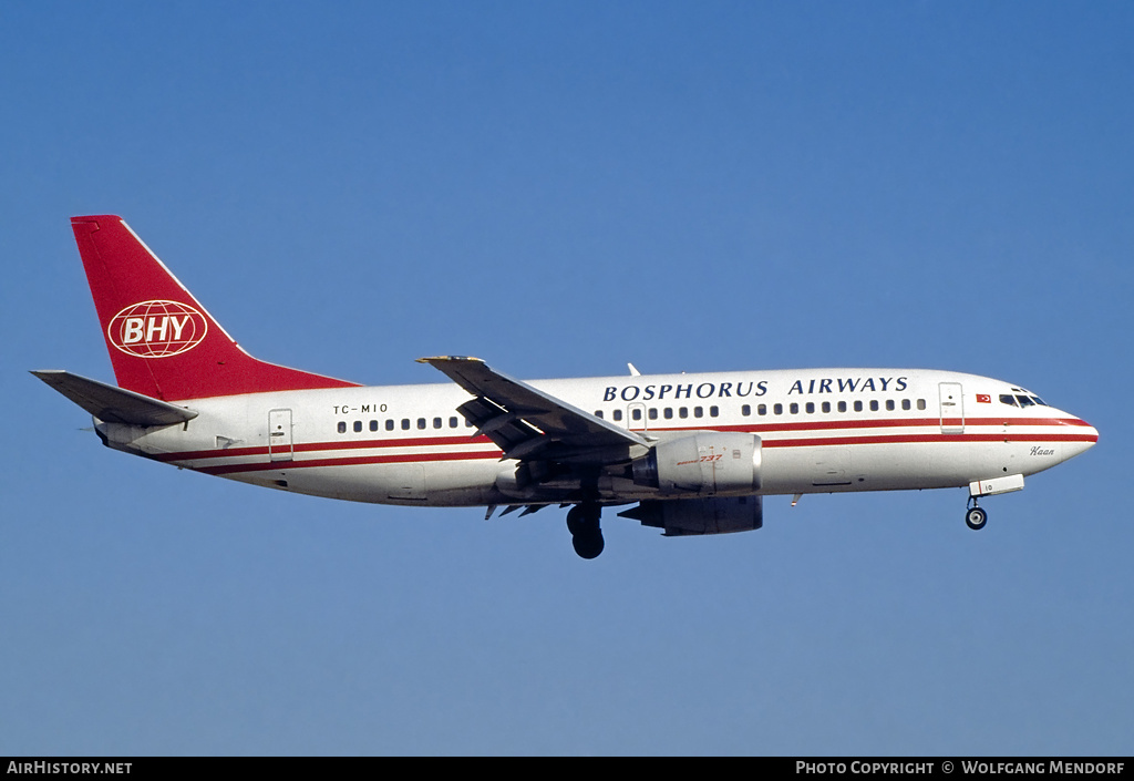 Aircraft Photo of TC-MIO | Boeing 737-3H9 | Bosphorus Airways - BHY | AirHistory.net #518328