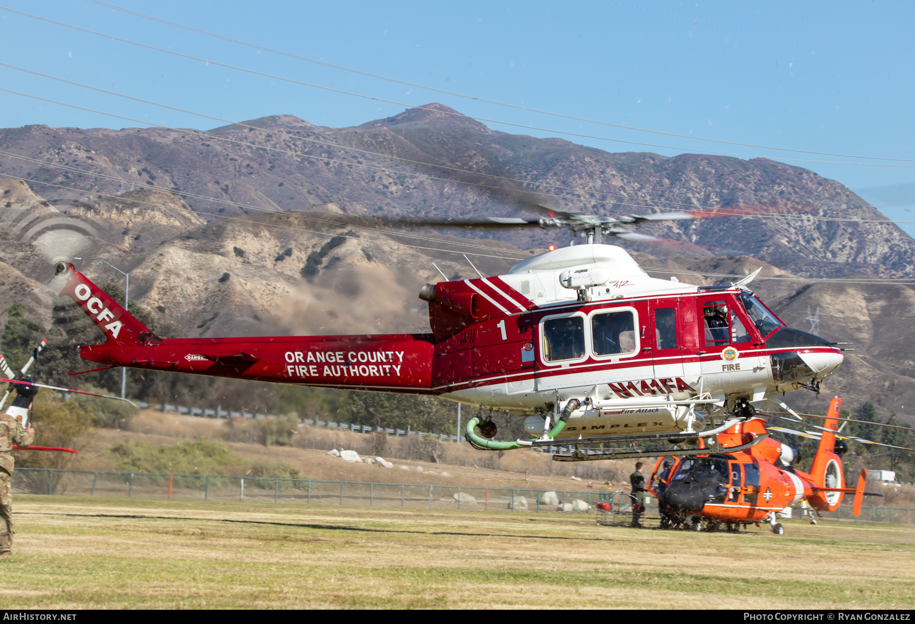Aircraft Photo of N141FA | Bell 412EP | Orange County Fire Authority - OCFA | AirHistory.net #518331