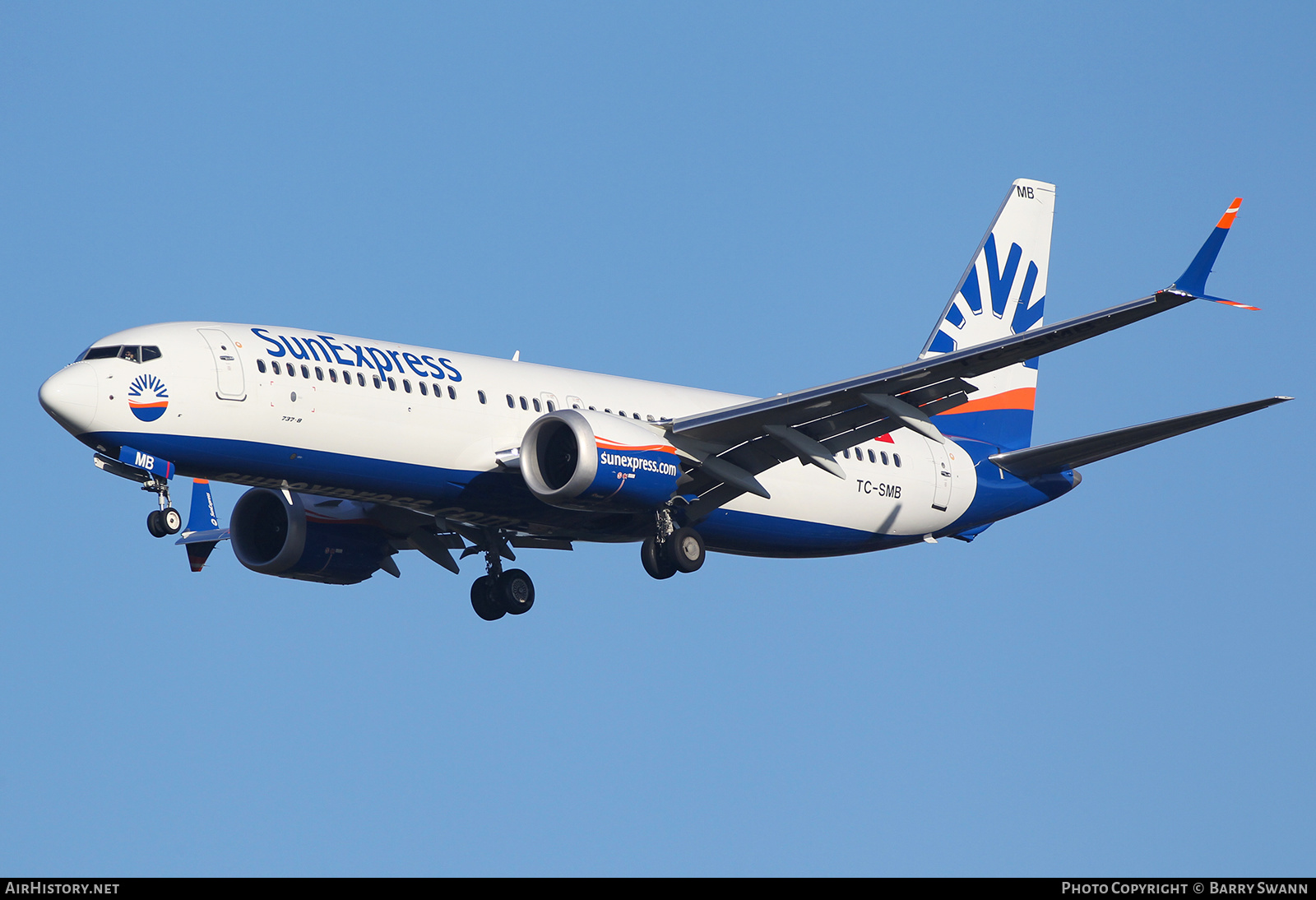 Aircraft Photo of TC-SMB | Boeing 737-8 Max 8 | SunExpress | AirHistory.net #518340