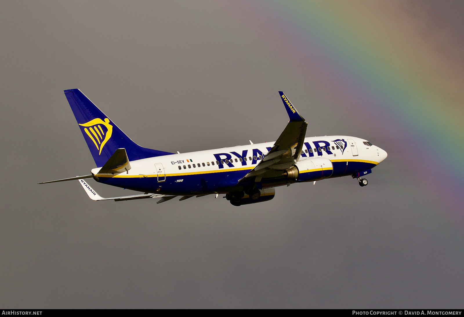 Aircraft Photo of EI-SEV | Boeing 737-73S | Ryanair | AirHistory.net #518354