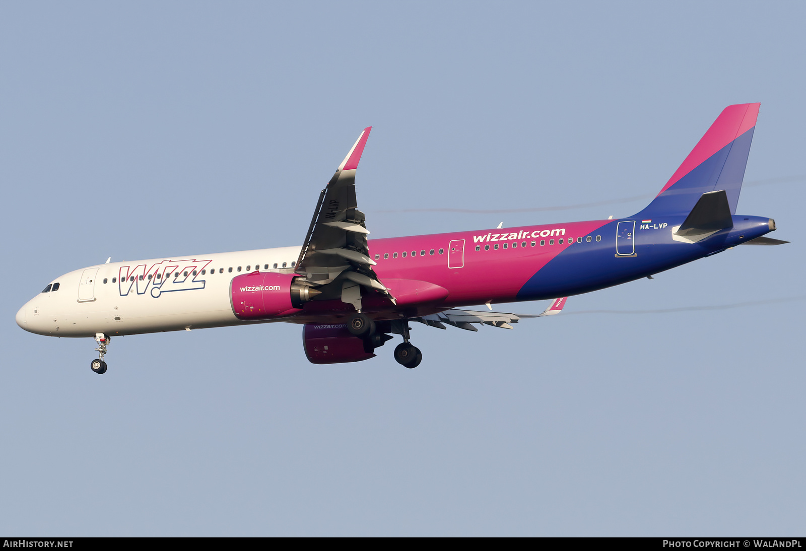 Aircraft Photo of HA-LVP | Airbus A321-271N | Wizz Air | AirHistory.net #518356