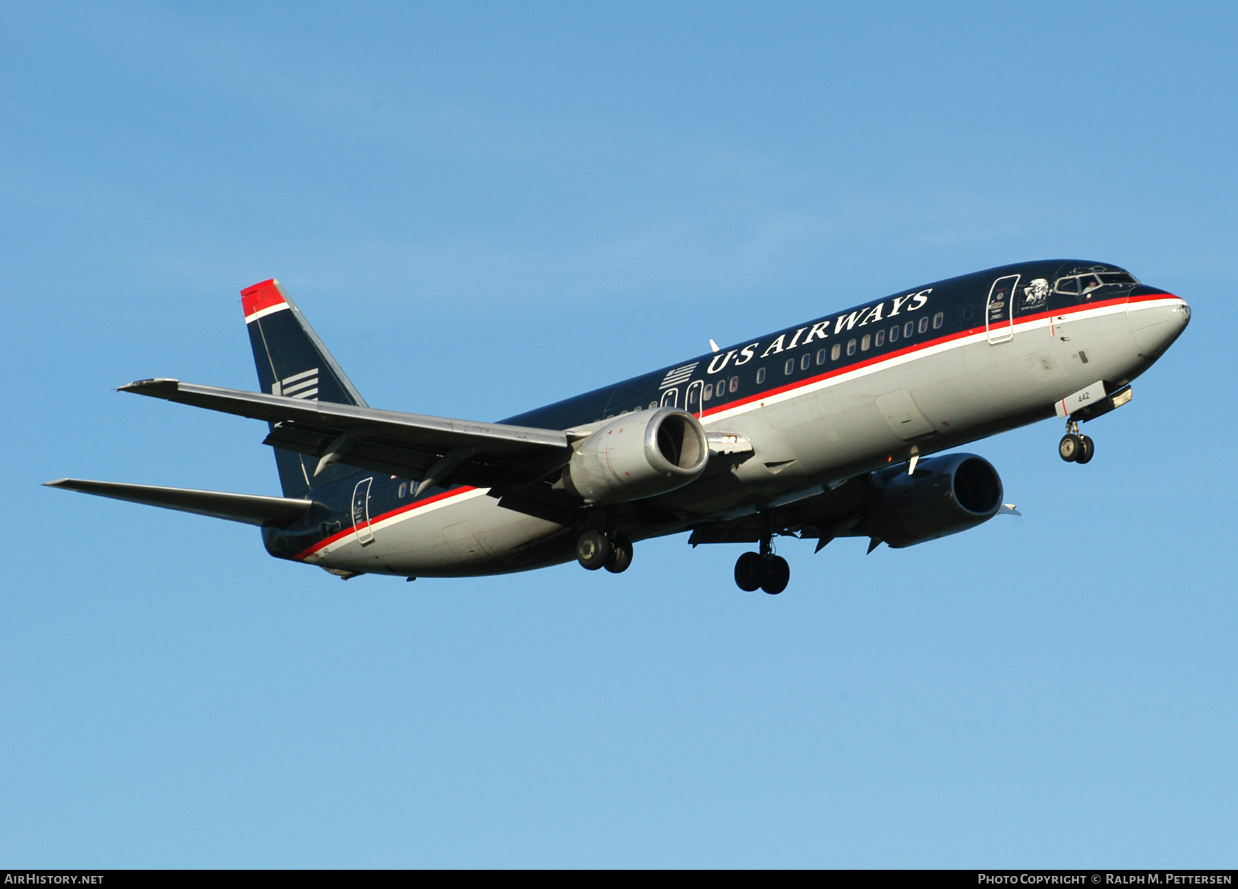 Aircraft Photo of N442US | Boeing 737-4B7 | USAir | AirHistory.net #518364