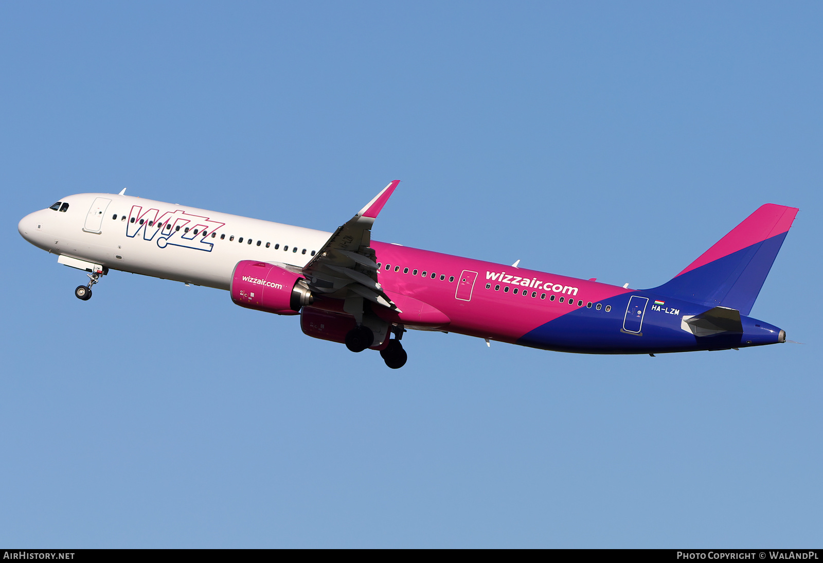 Aircraft Photo of HA-LZM | Airbus A321-271NX | Wizz Air | AirHistory.net #518370
