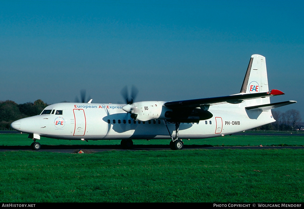 Aircraft Photo of PH-DMB | Fokker 50 | EAE - European Air Express | AirHistory.net #518383