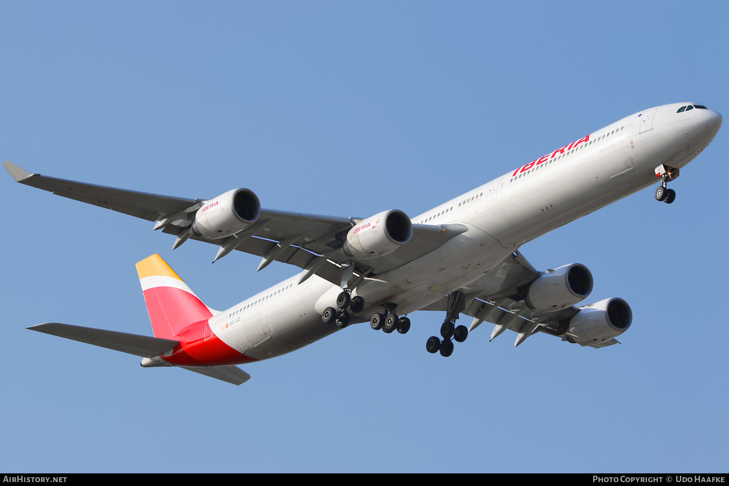 Aircraft Photo of EC-JCZ | Airbus A340-642 | Iberia | AirHistory.net #518385