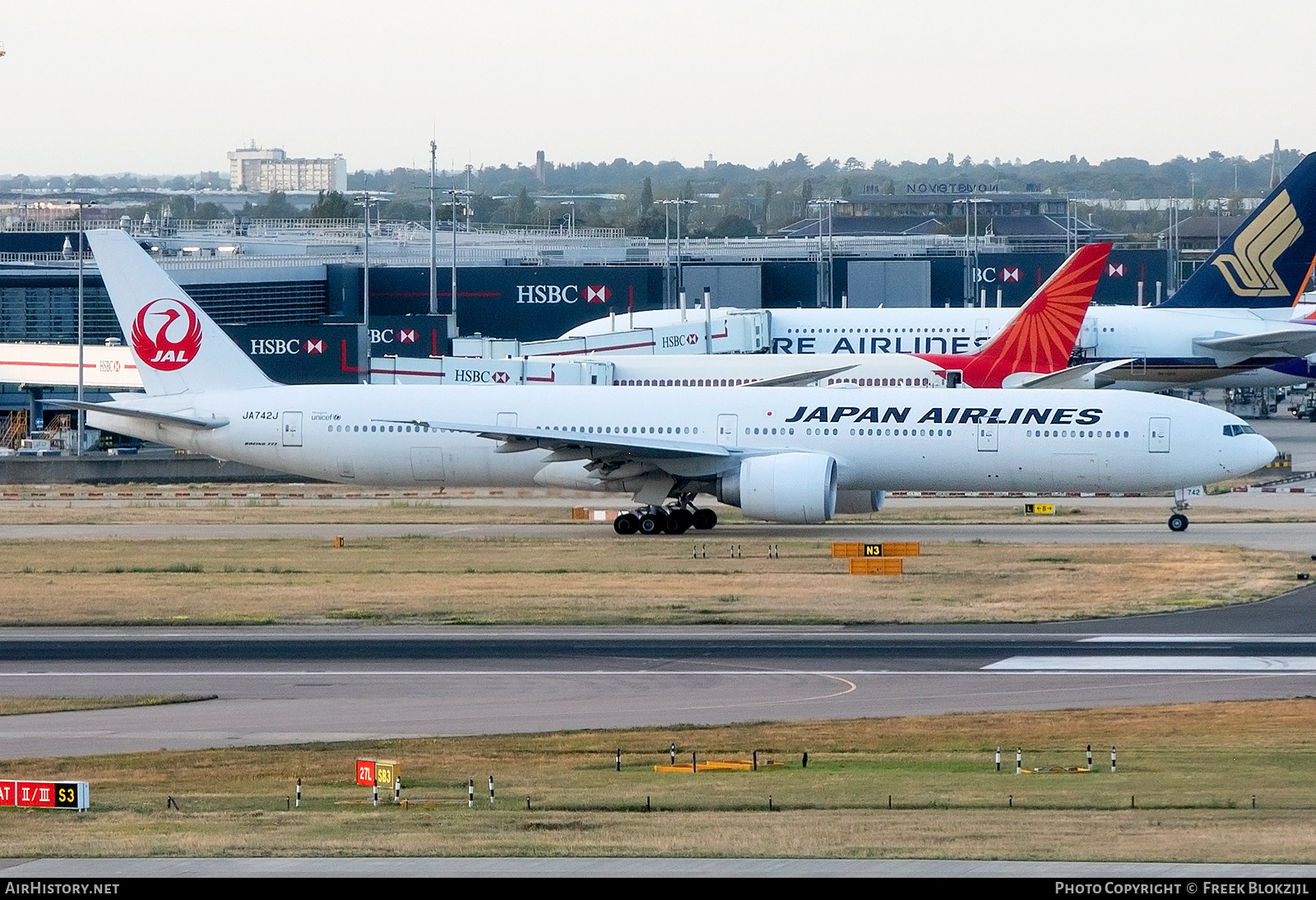 Aircraft Photo of JA742J | Boeing 777-346/ER | Japan Airlines - JAL | AirHistory.net #518389