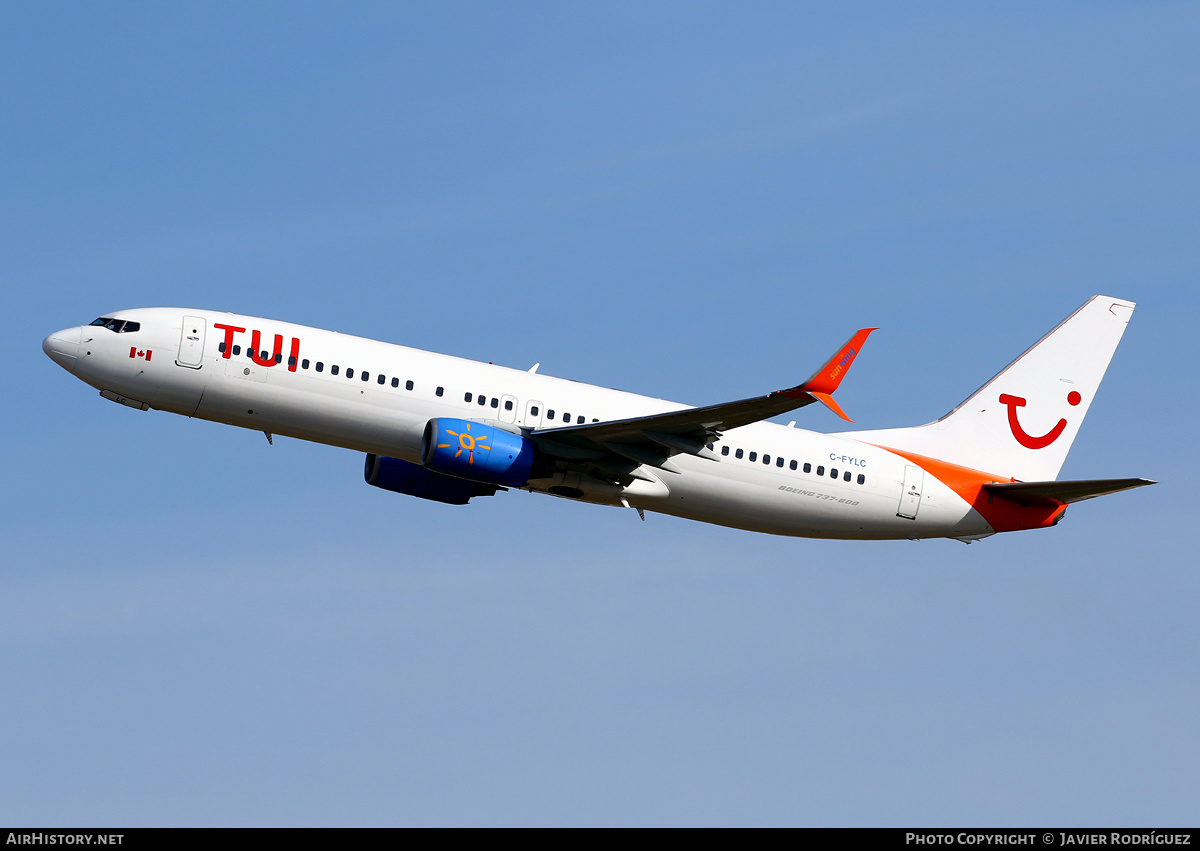 Aircraft Photo of C-FYLC | Boeing 737-8BK | TUI | AirHistory.net #518392