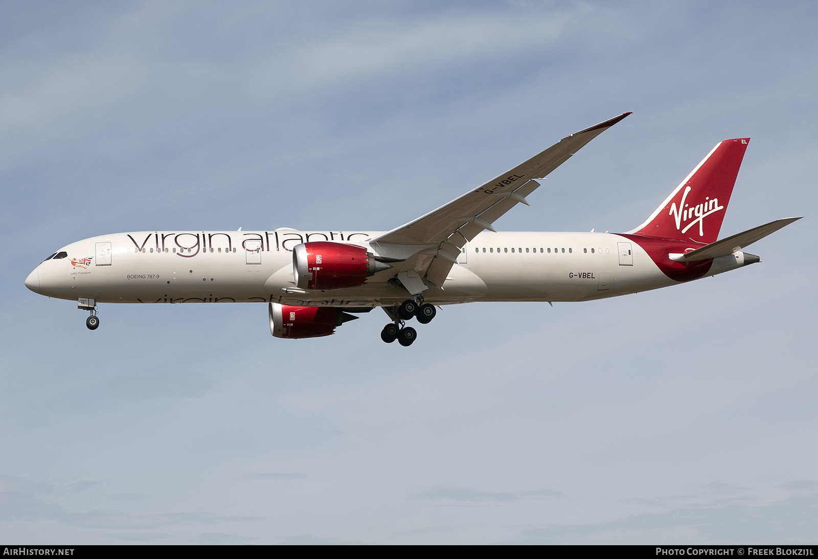 Aircraft Photo of G-VBEL | Boeing 787-9 Dreamliner | Virgin Atlantic Airways | AirHistory.net #518404
