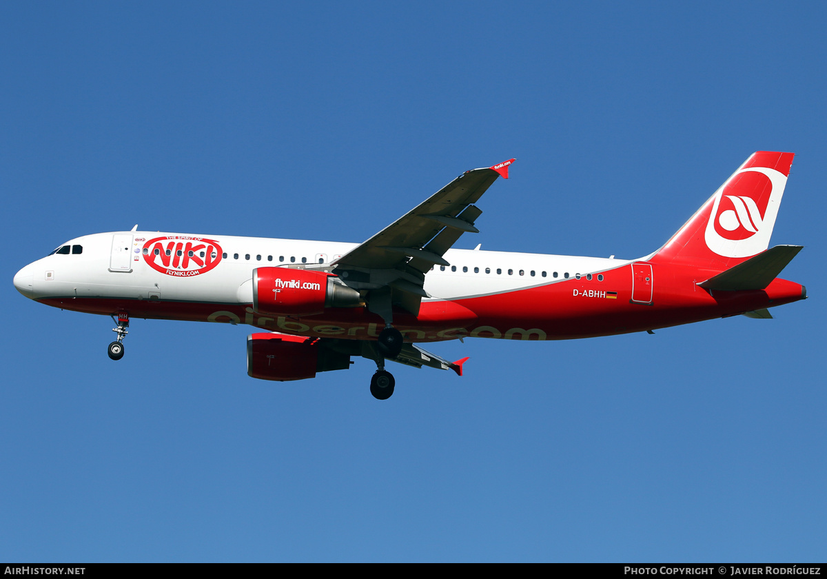 Aircraft Photo of D-ABHH | Airbus A320-214 | Niki | AirHistory.net #518409
