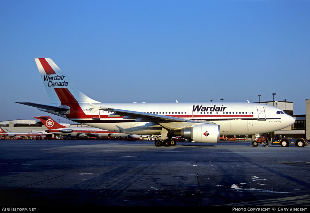 Aircraft Photo of C-FSWD | Airbus A310-304 | Wardair Canada | AirHistory.net #518418