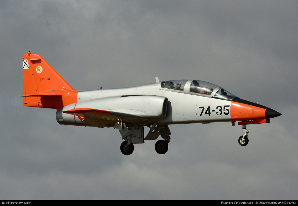 Aircraft Photo of E.25-83 | CASA C101EB Aviojet | Spain - Air Force | AirHistory.net #518421
