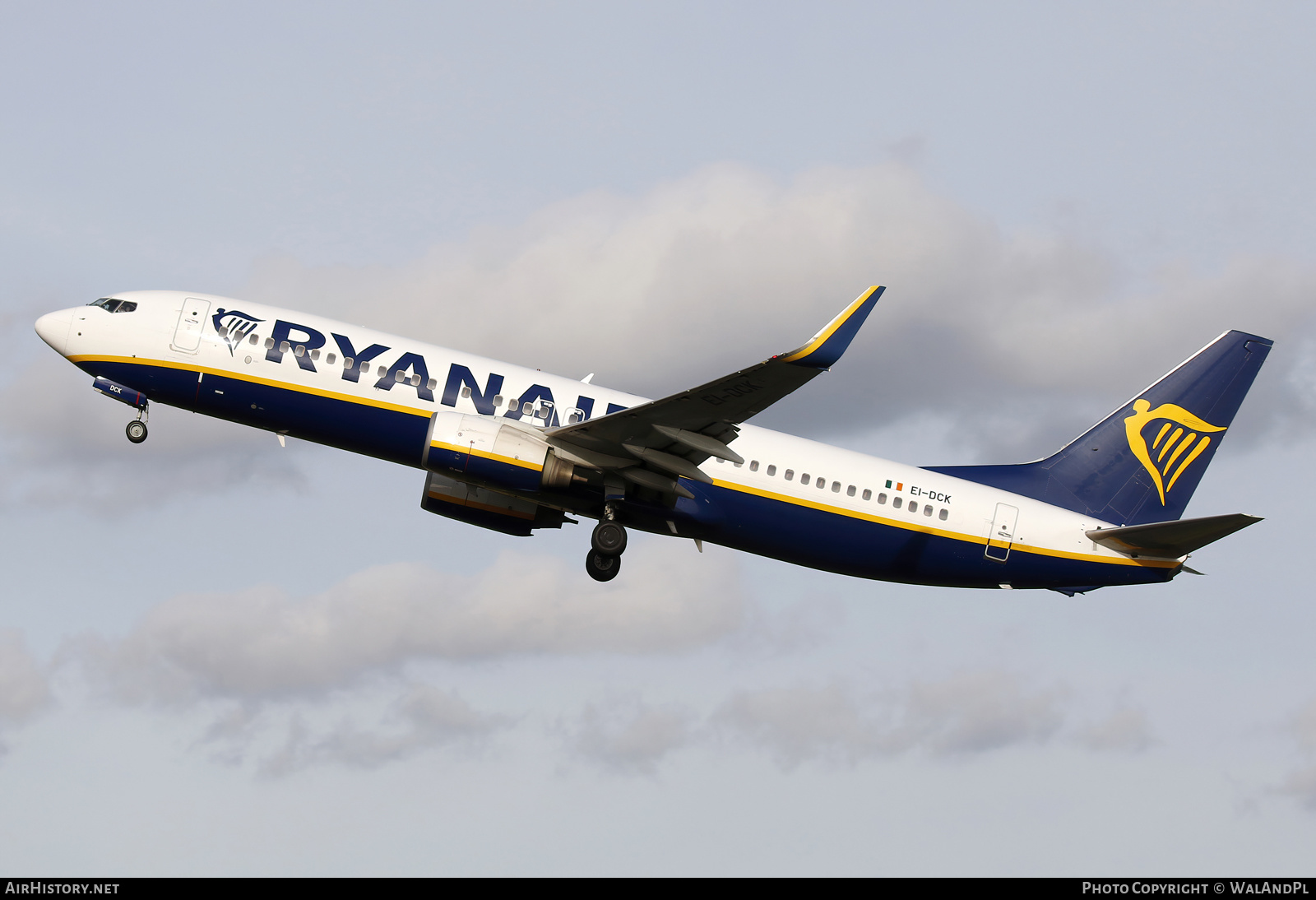 Aircraft Photo of EI-DCK | Boeing 737-8AS | Ryanair | AirHistory.net #518429