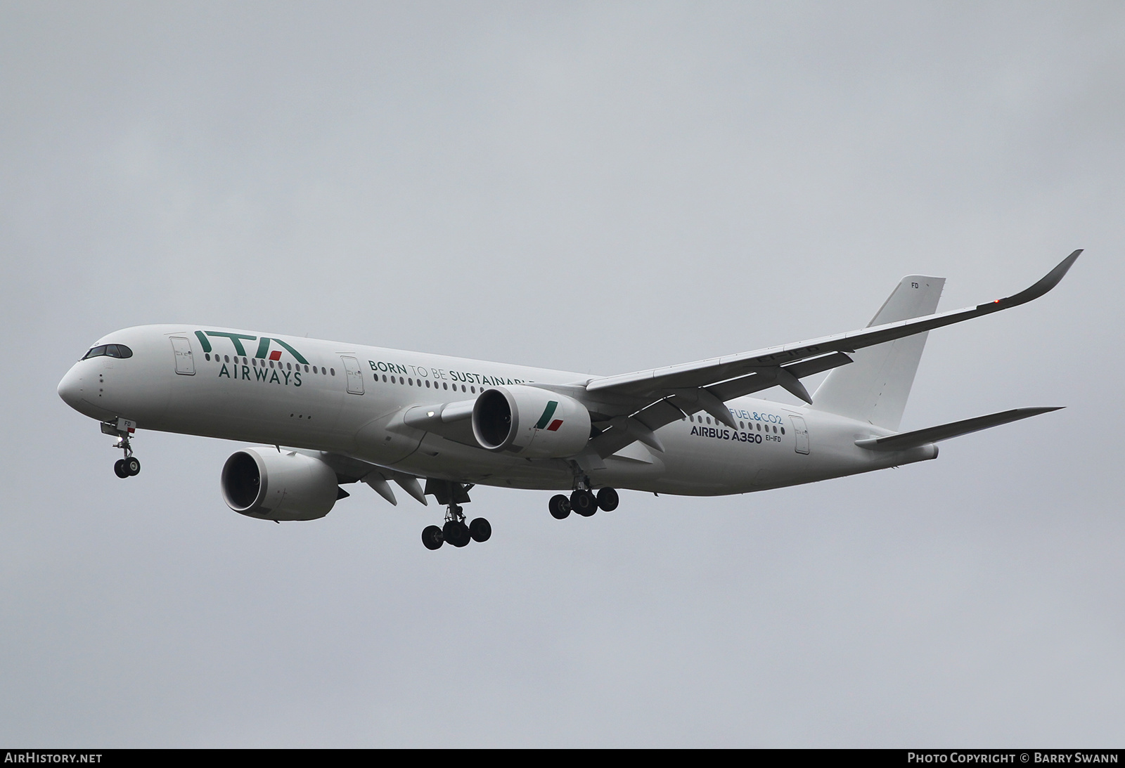 Aircraft Photo of EI-IFD | Airbus A350-941 | ITA Airways | AirHistory.net #518451