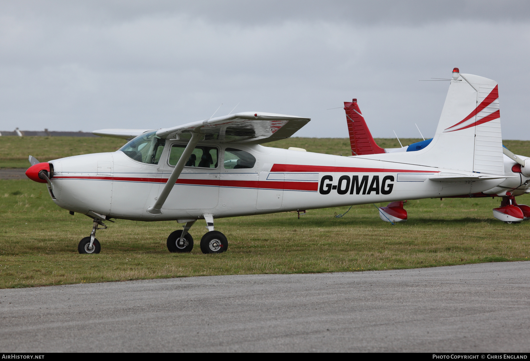 Aircraft Photo of G-OMAG | Cessna 182B Skylane | AirHistory.net #518459