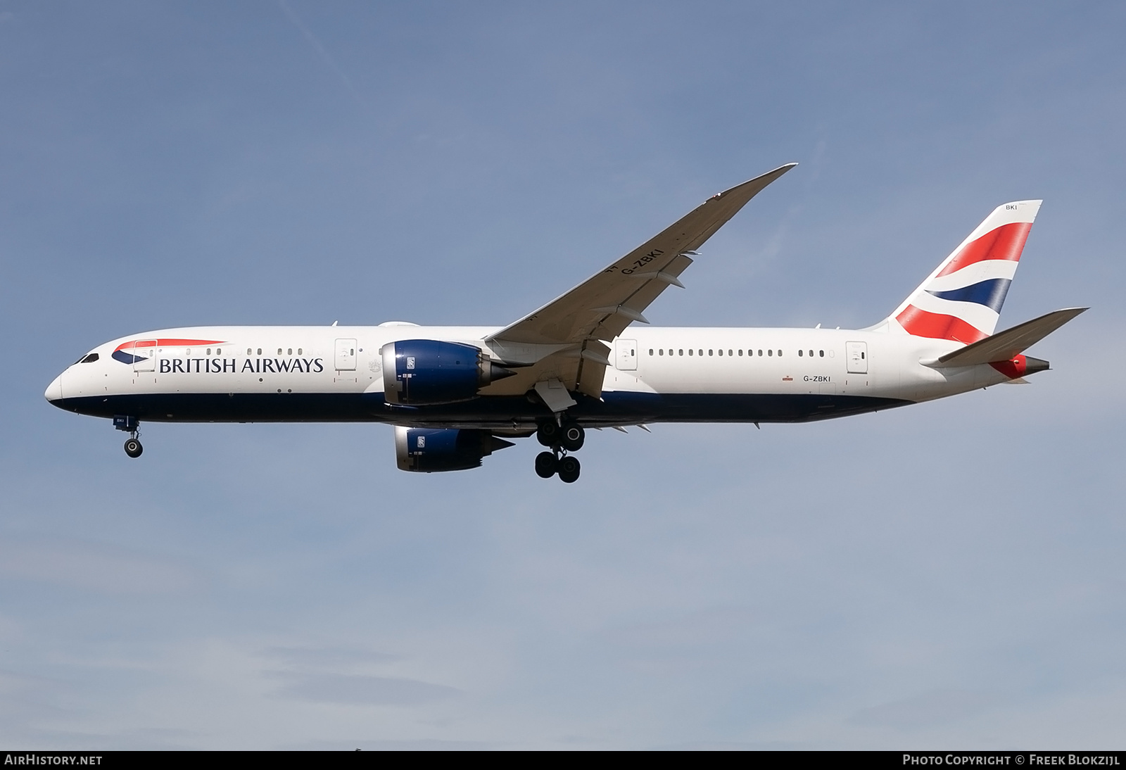 Aircraft Photo of G-ZBKI | Boeing 787-9 Dreamliner | British Airways | AirHistory.net #518464