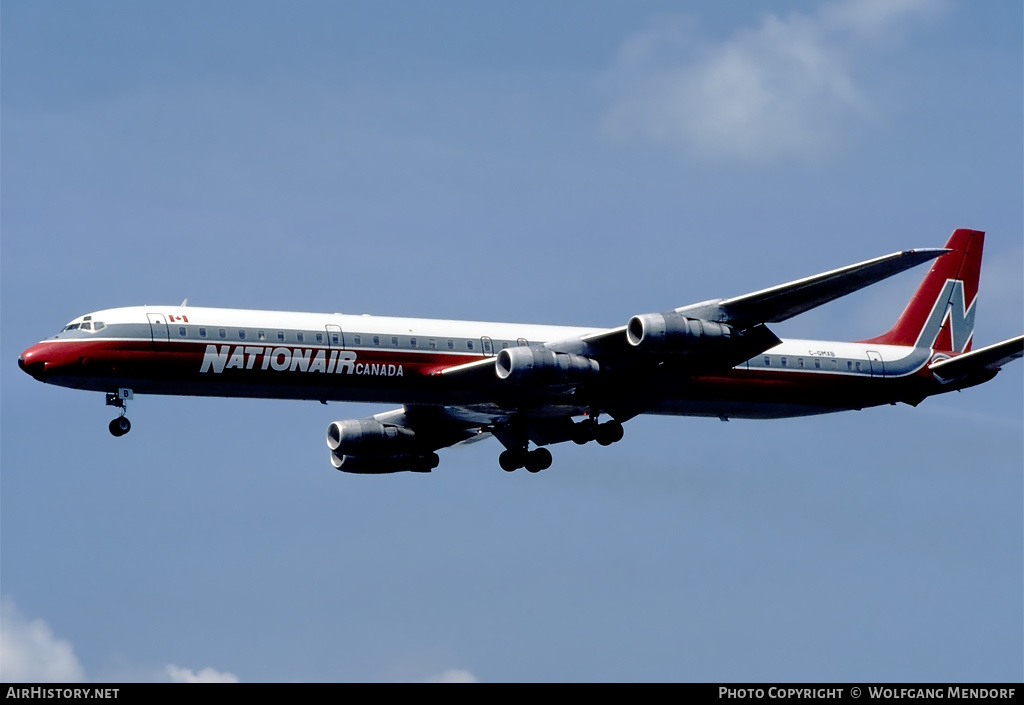 Aircraft Photo of C-GMXB | McDonnell Douglas DC-8-61 | Nationair | AirHistory.net #518469