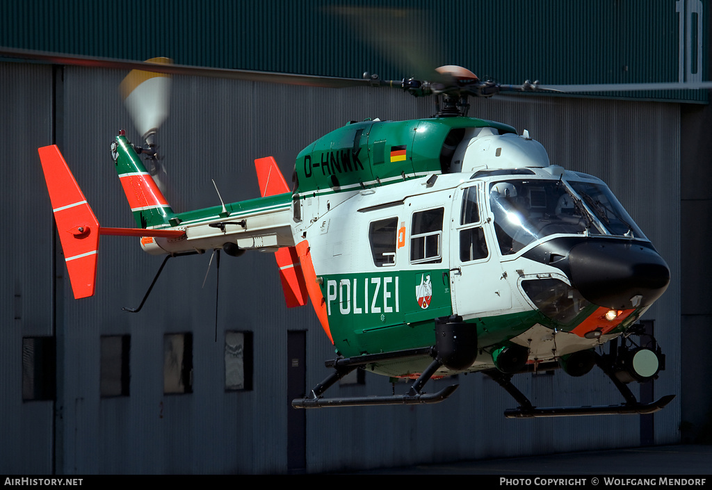 Aircraft Photo of D-HNWK | MBB-Kawasaki BK-117B-2 | Polizei Nordrhein-Westfalen | AirHistory.net #518471