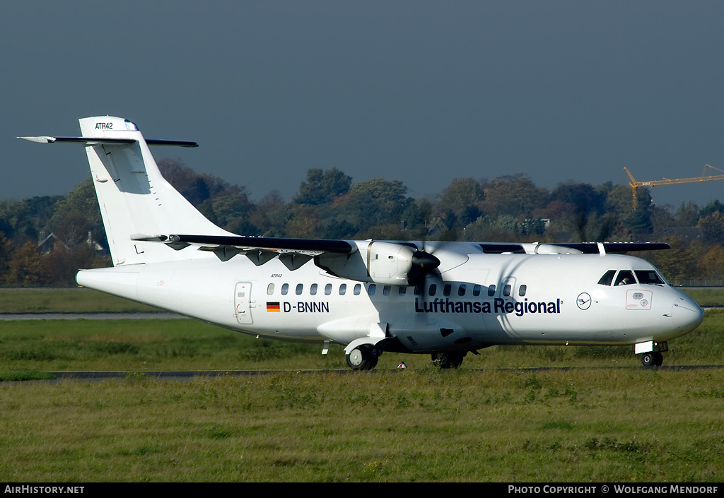 Aircraft Photo of D-BNNN | ATR ATR-42-500 | Lufthansa Regional | AirHistory.net #518474