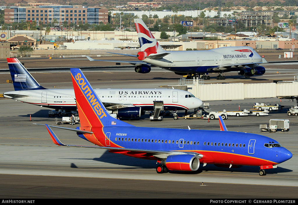 Aircraft Photo of N456WN | Boeing 737-7H4 | Southwest Airlines | AirHistory.net #518479