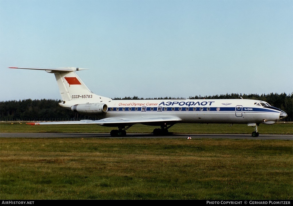 Aircraft Photo of CCCP-65783 | Tupolev Tu-134A | Aeroflot | AirHistory.net #518482