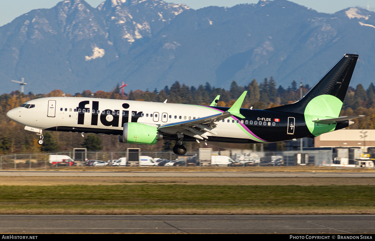 Aircraft Photo of C-FLDX | Boeing 737-8 Max 8 | Flair Airlines | AirHistory.net #518491