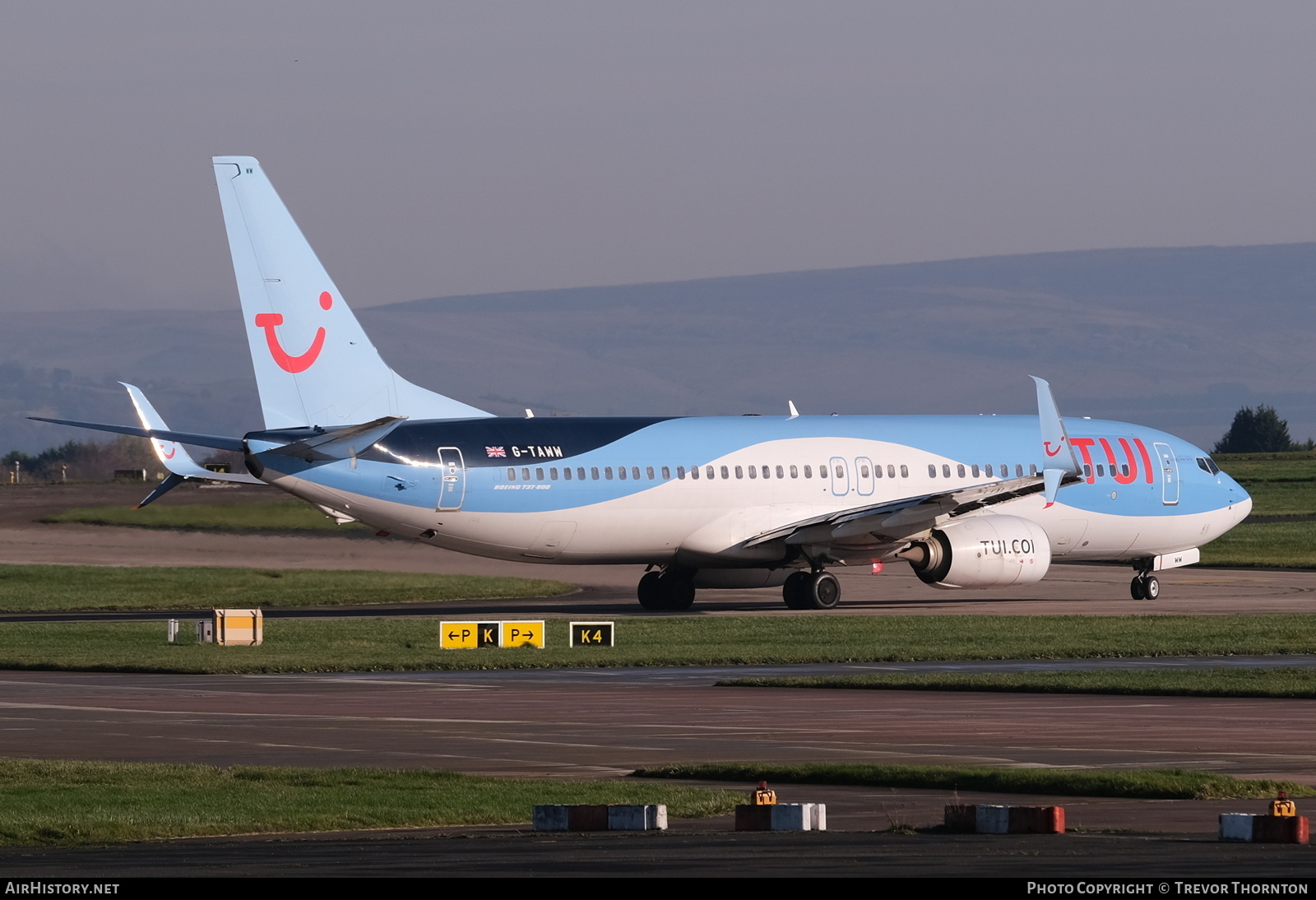 Aircraft Photo of G-TAWW | Boeing 737-8K5 | TUI | AirHistory.net #518503