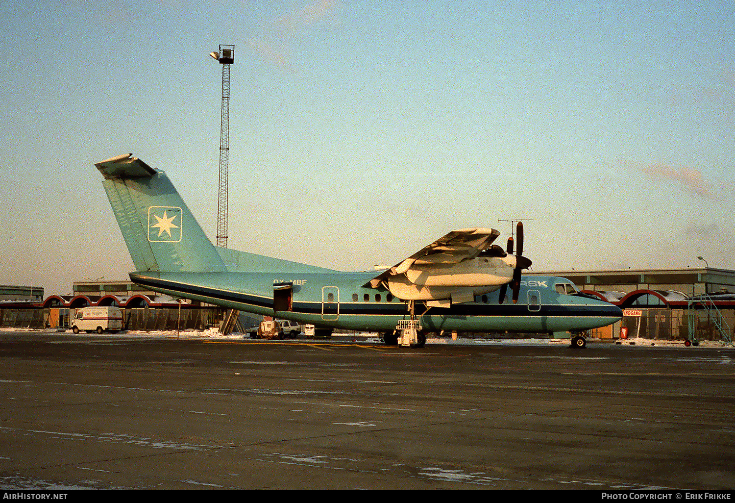 Aircraft Photo of OY-MBF | De Havilland Canada DHC-7-102 Dash 7 | Maersk Air | AirHistory.net #518519