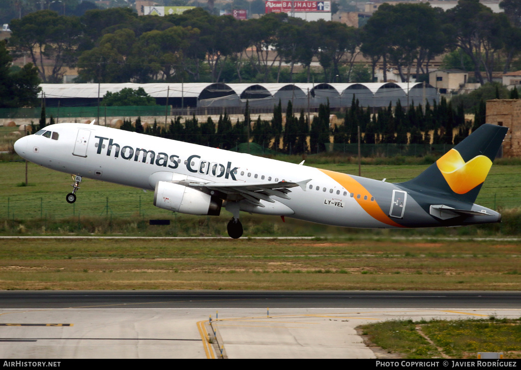 Aircraft Photo of LY-VEL | Airbus A320-232 | Thomas Cook Airlines | AirHistory.net #518527