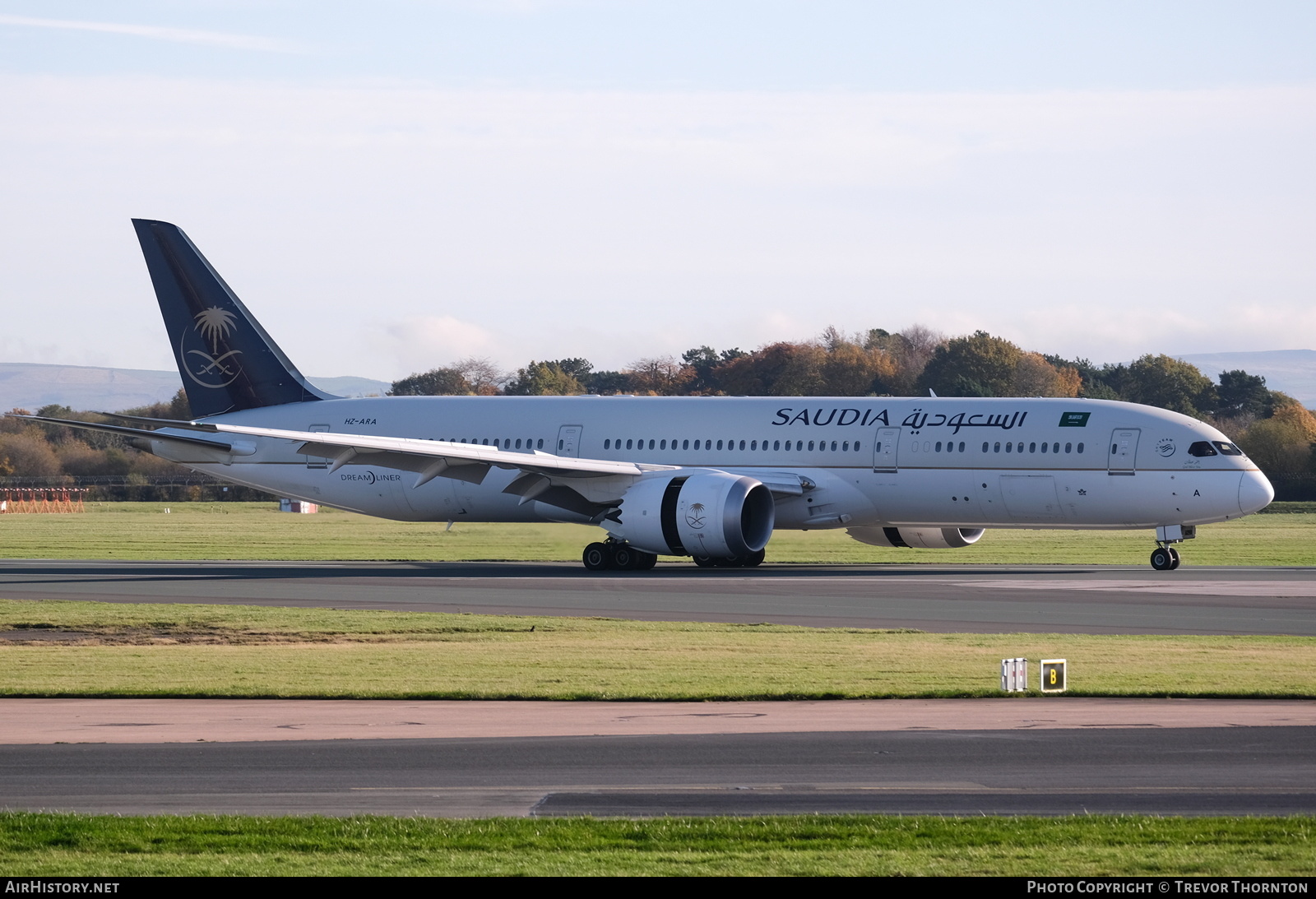 Aircraft Photo of HZ-ARA | Boeing 787-9 Dreamliner | Saudia - Saudi Arabian Airlines | AirHistory.net #518542