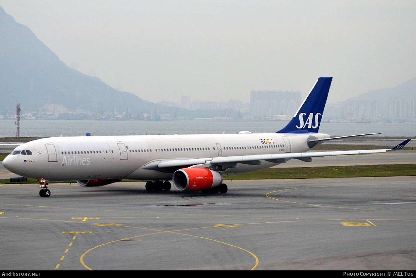 Aircraft Photo of LN-RKR | Airbus A330-343E | Scandinavian Airlines - SAS | AirHistory.net #518546