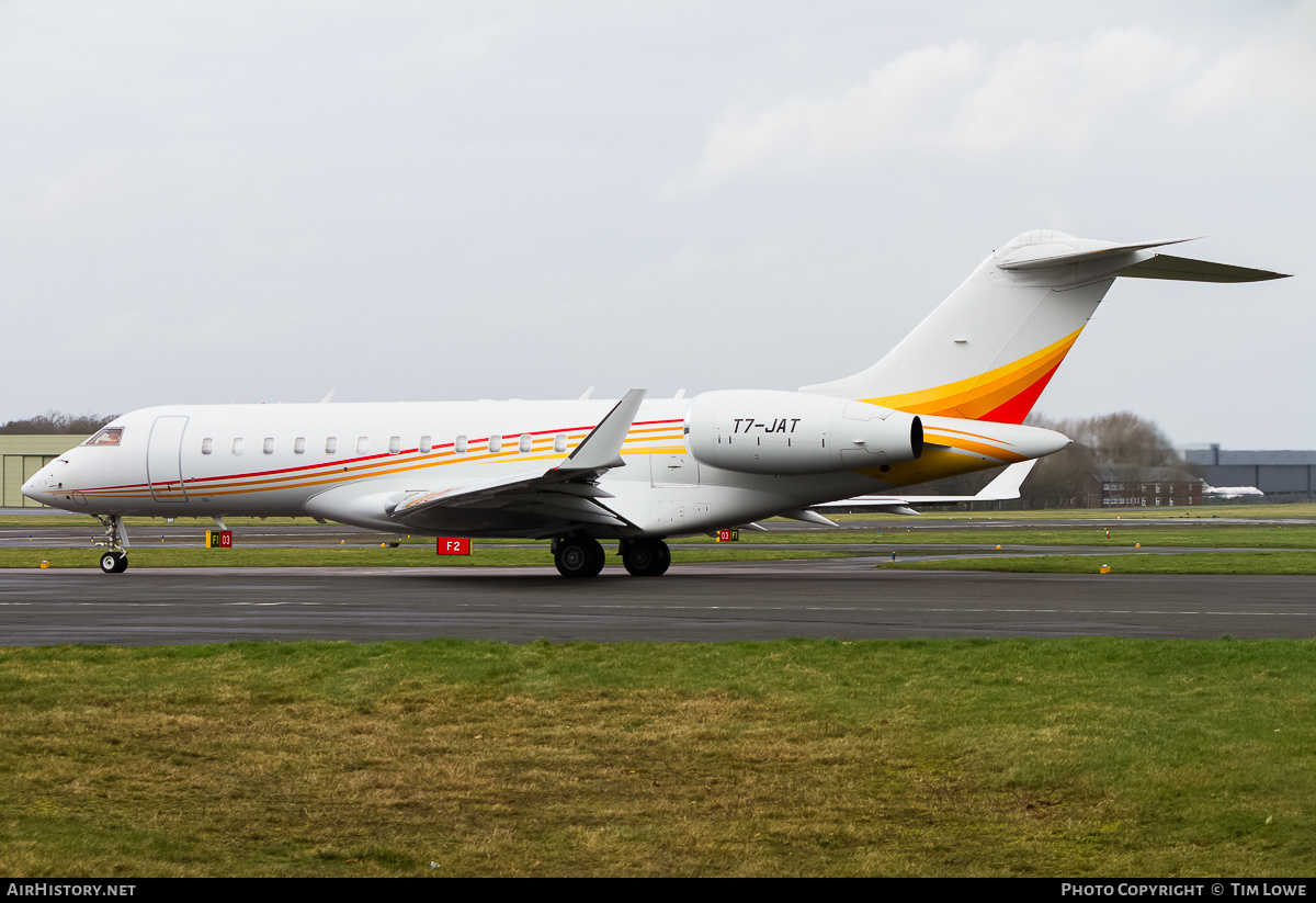 Aircraft Photo of T7-JAT | Bombardier Global Express (BD-700-1A10) | AirHistory.net #518553
