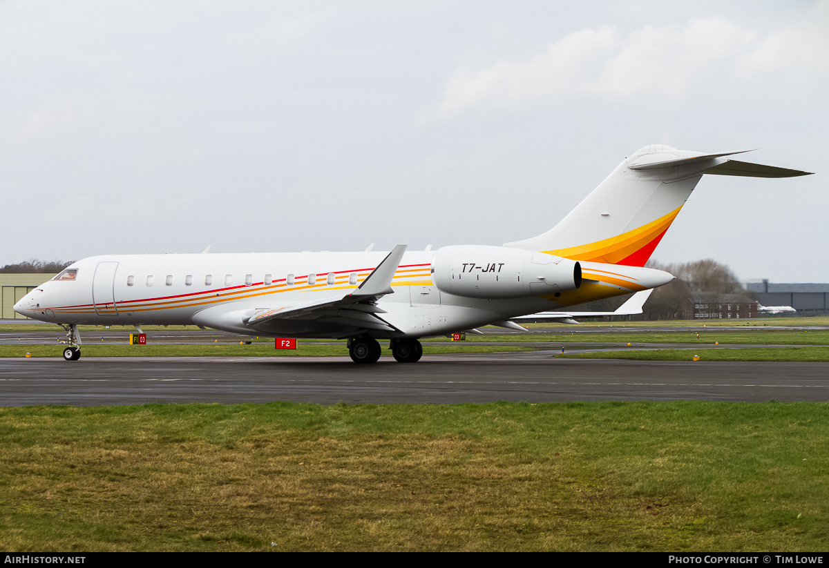 Aircraft Photo of T7-JAT | Bombardier Global Express (BD-700-1A10) | AirHistory.net #518553