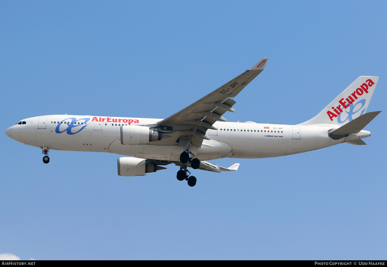 Aircraft Photo of EC-JPF | Airbus A330-202 | Air Europa | AirHistory.net #518575