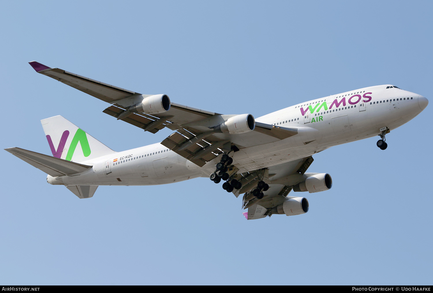 Aircraft Photo of EC-KQC | Boeing 747-412 | Wamos Air | AirHistory.net #518578