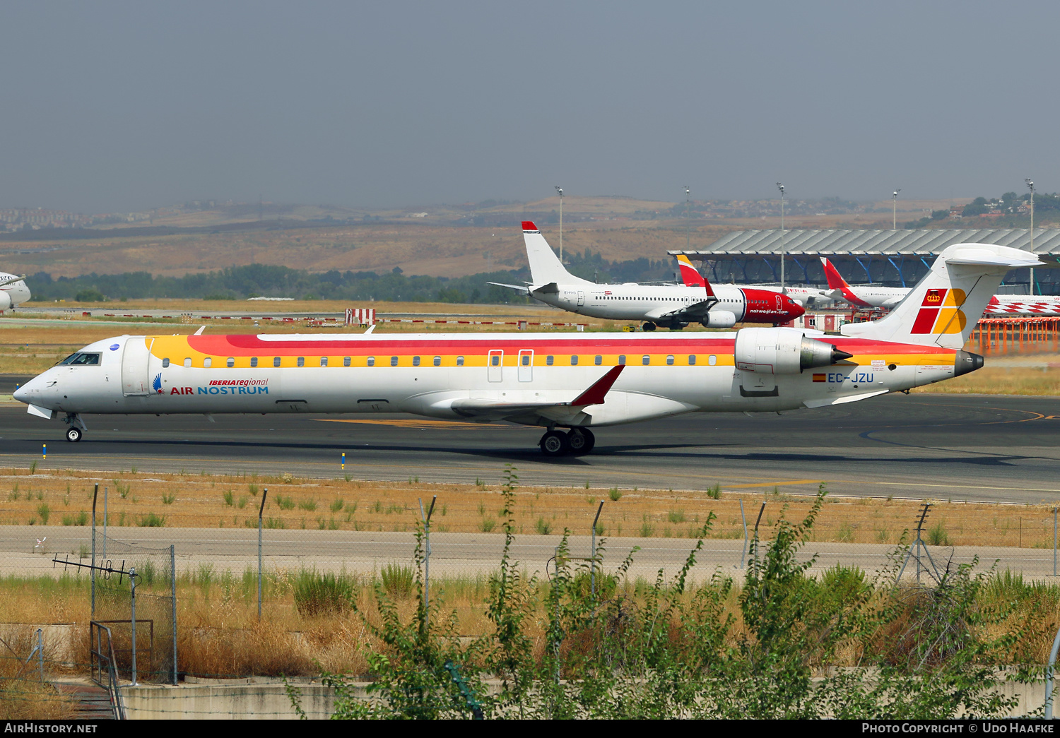 Aircraft Photo of EC-JZU | Bombardier CRJ-900ER (CL-600-2D24) | Iberia Regional | AirHistory.net #518585