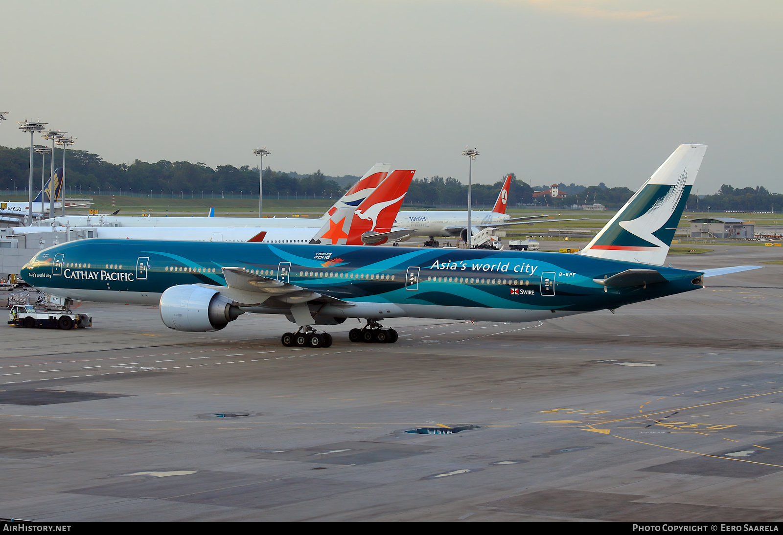 Aircraft Photo of B-KPF | Boeing 777-367/ER | Cathay Pacific Airways | AirHistory.net #518587