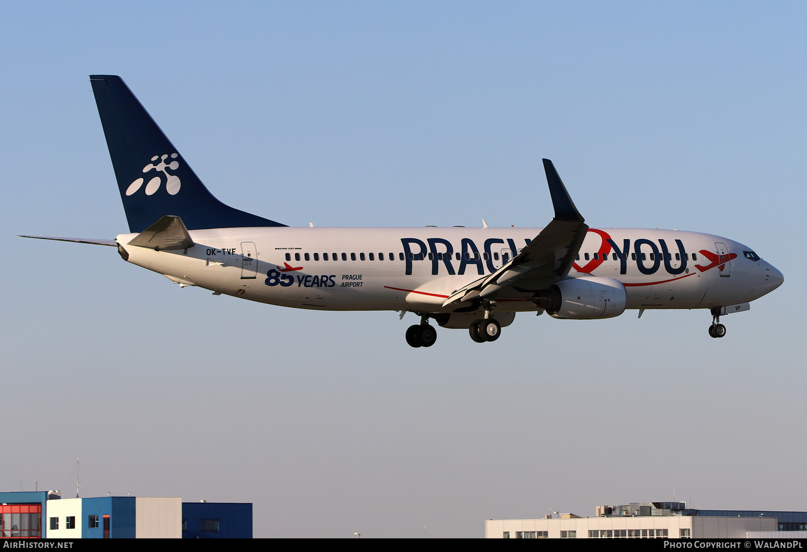 Aircraft Photo of OK-TVF | Boeing 737-8FH | Smartwings | AirHistory.net #518593